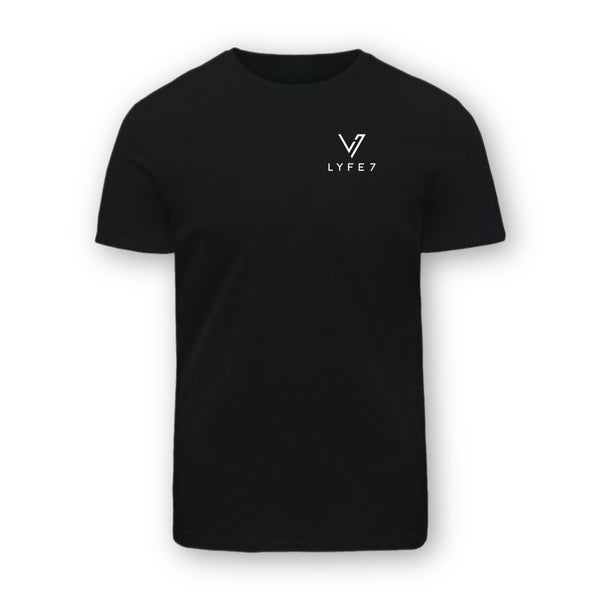 Lyfe7 slim fit men’s tee (black)