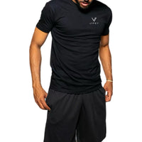 Lyfe7 slim fit men’s tee (black)