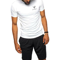 Lyfe7 slim fit men’s tee (white)