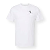 Lyfe7 slim fit men’s tee (white)