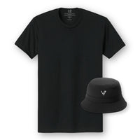 Lyfe7 luxe bucket hat (black) Shirt not included