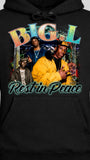 “BIG L Rest In Peace” Champion Hoodie- Lyfe7 Edition (Black)