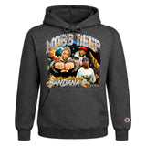 “Mobb Deep ‘Bandana P’ Tribute”  Champion Hoodie- Lyfe7 Edition (Charcoal Gray)