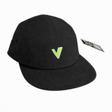 Lyfe7 Performance Nylon Cap (Charcoal Gray/ Lime Green)